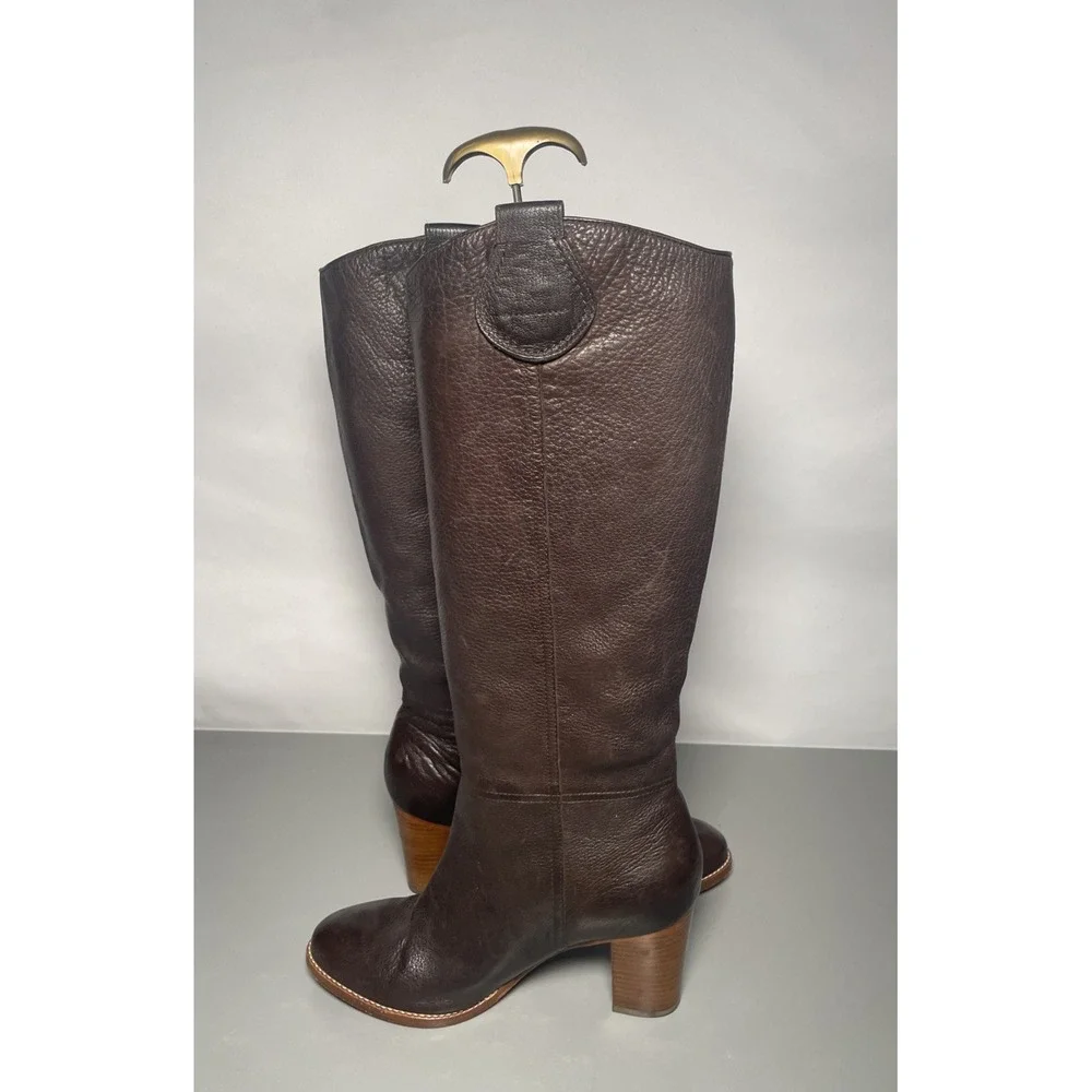 Coach leather knee